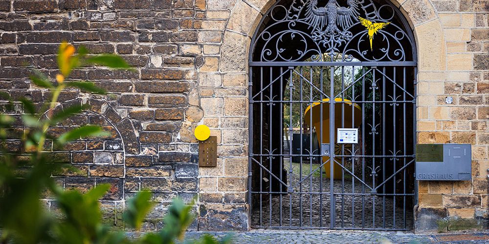 Eingangstür Grashaus Aachen