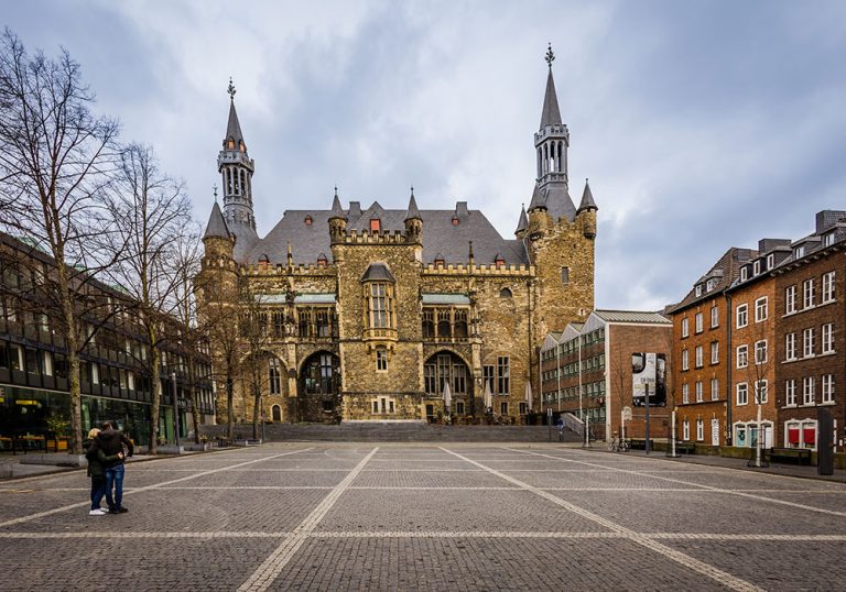 Katschhof Aachen Katschhof Aachen von Vorne