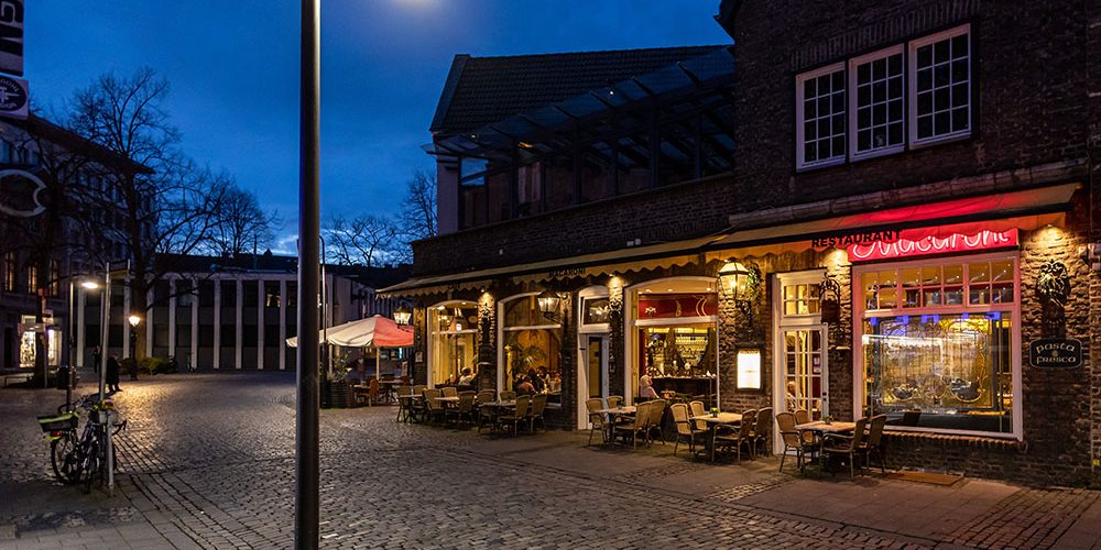 Restaurant Macaroni Aachen von der Seite
