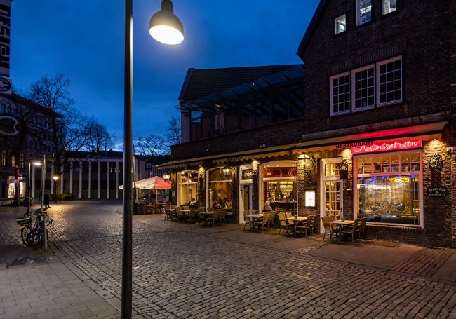 Restaurant Macaroni Aachen von der Seite
