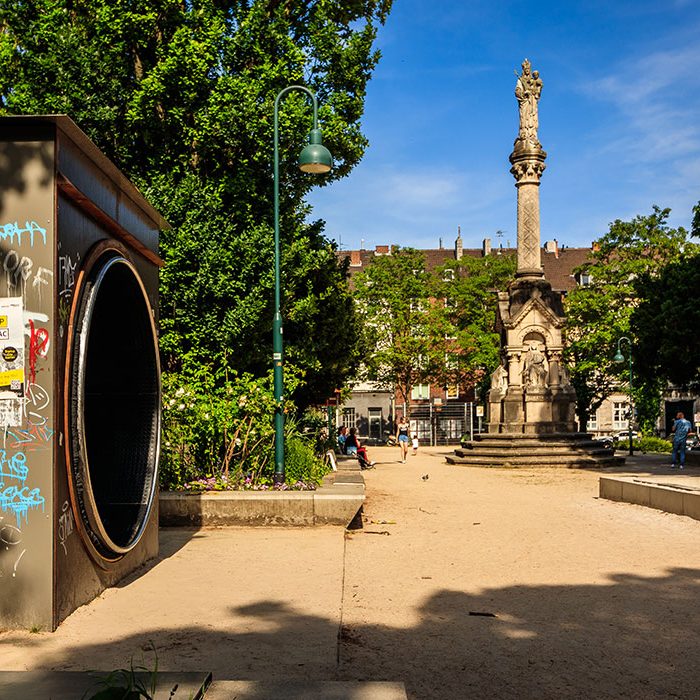 Platz Aachen von Vorne