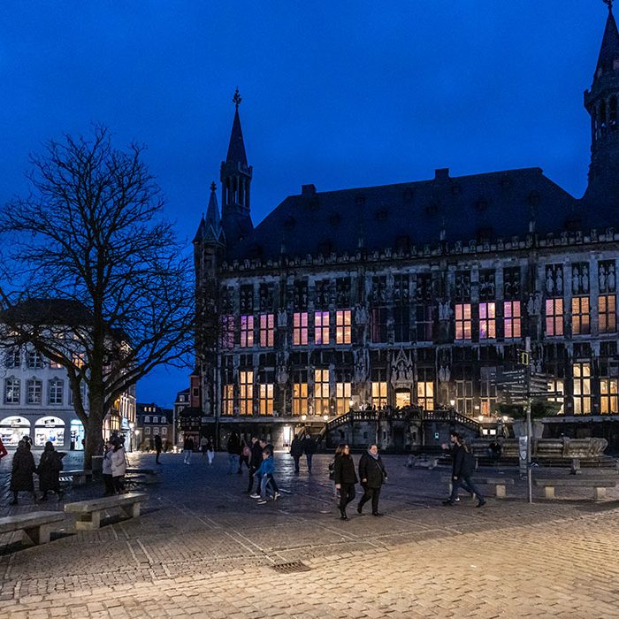 Rathaus Aachen von Vorne