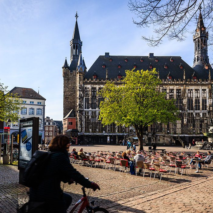 Rathaus Aachen von Vorne