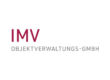 Logo der IMV Objektverwaltungs-GmbH in Magenta und Grau auf weißem Hintergrund